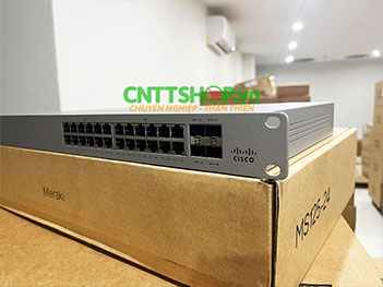 MS125-24-HW Switch Cisco Meraki MS125 with 24 Ports GE, 4x10GE SFP+ Uplink