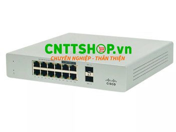 Switch Cisco Meraki MS130-12X-HW, 8 Port 1G, 4 Port mGbe 2.5G, 2 Port 1G SFP uplink, Layer 2, Cloud Managed