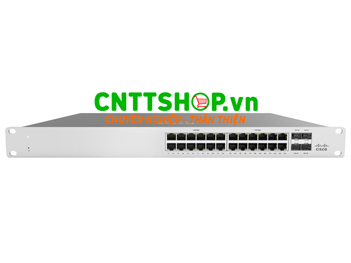 Switch Cisco Meraki MS130-24P-HW, 24-Port PoE 1G, 4-Port 1G SFP uplink, Layer 2, Cloud Managed
