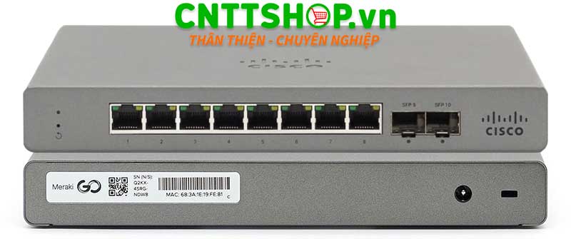 Meraki GS110-8-HW-EU 8 Port Network Switch