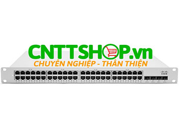 MS250-48FP-HW Cisco Meraki MS250 Stackable 48 Ports PoE+ 740W, 4 SFP+ Uplink