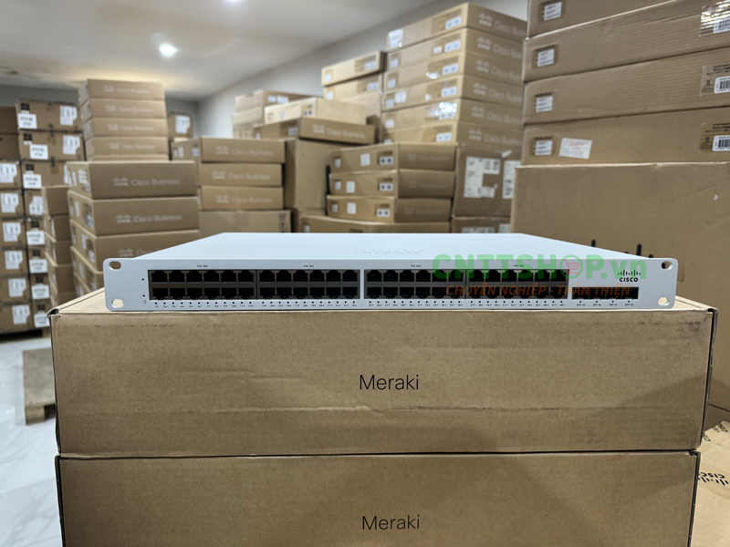 MS210-48FP-HW Cisco Meraki MS210 48 Ports PoE+ 740W, 4 Ports GE SFP Uplink MS210-48FP-HW Cisco Meraki MS210 48 Ports PoE+ 740W, 4 Ports GE SFP Uplink