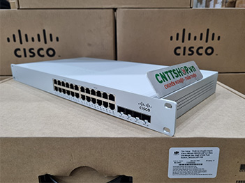 MS225-24P-HW Cisco Meraki MS225 Stackable 24 Ports 370W PoE+ with 4 SFP+