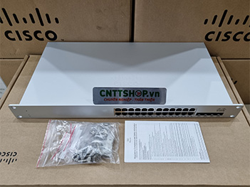 MS225-24P-HW Cisco Meraki MS225 Stackable 24 Ports 370W PoE+ with 4 SFP+