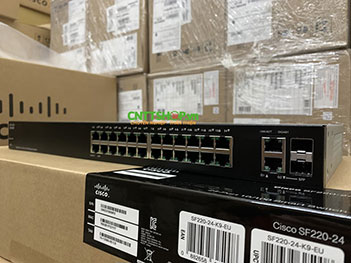 Switch Cisco SF220-24-K9 24 10/100 Ports 2 x1G RJ45/SFP Uplink