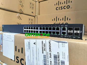 Switch Cisco SF250-24 24 FE Ports 2 GE RJ45/SFP + 2 SFP Ports