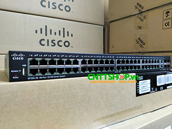 Switch Cisco SF250-48-K9-EU 48 10/100 Ports 4x1G Uplink