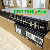 SF300-24PP-K9-EU Switch Cisco 24 Ports 10/100 PoE+ with 180W 2 combo M-GBIC Uplink