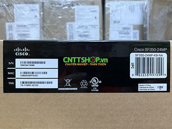 Switch Cisco SF350-24MP 24 FE Ports PoE+ 375W 4x1GE Uplink