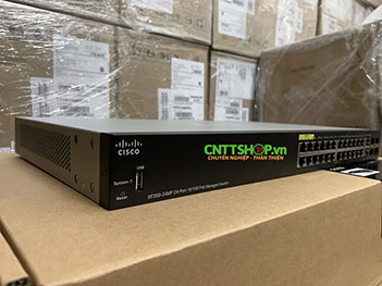 Switch Cisco SF350-24MP 24 FE Ports PoE+ 375W 4x1GE Uplink