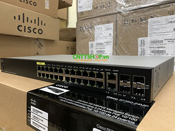 Switch Cisco SF350-24MP 24 FE Ports PoE+ 375W 4x1GE Uplink
