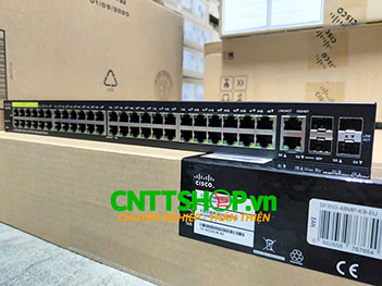 Switch Cisco SF350-48MP-K9 48 Ports PoE+ 740W 4x1G Uplink
