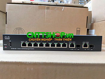 Switch Cisco SF352-08-K9 8 FE Ports 2 Gigabit Copper/SFP Combo