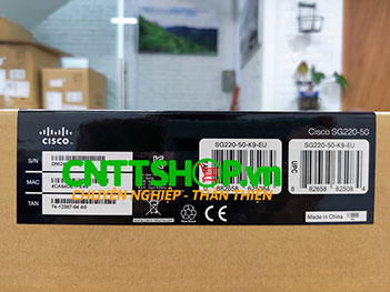 Switch Cisco SG220-50-K9-EU 48 10/100/1000 ports, 2x1GE Uplink