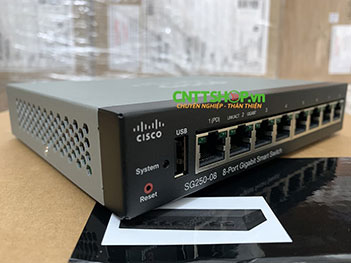 Switch Cisco SG250-08-K9 8 10/100/1000 Ports