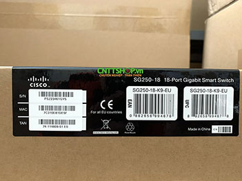 Switch Cisco SG250-18-K9-EU 16 Ports 10/100/1000, 2GE Uplink