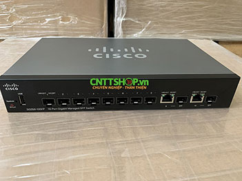 Switch Cisco SG350-10SFP 8 SFP Gigabit slots, 2GE Uplink