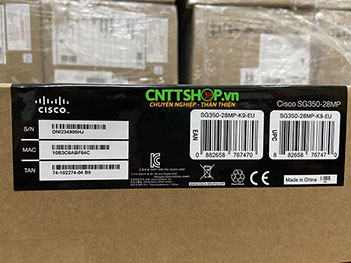 Switch Cisco SG350-28MP-K9 24 PoE+ Ports 382W 2 RJ45/SFP + 2 SFP