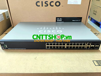 Switch Cisco SG350X-24-K9-EU 24 10/100/1000 Ports 4x 10 GE Uplink