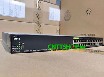 Switch Cisco SG350X-24P-K9-EU 24 PoE+ Ports 195W, 4 x 10 GE Uplink