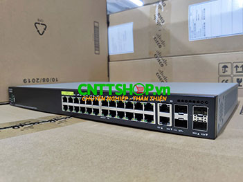 Switch Cisco SG350X-24P-K9-EU 24 PoE+ Ports 195W, 4 x 10 GE Uplink
