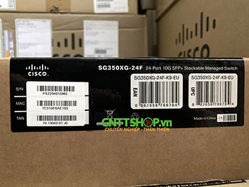 Switch Cisco SG350XG-24F 24 x 10GE SFP+, 2x10GE Uplink