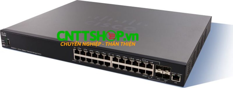 Cisco SX350X-24-K9 Stackable Managed Switch