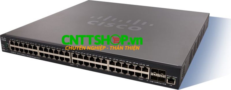 Cisco SX350X-52  Stackable Managed Switch.