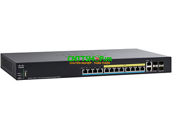 SG350X-12PMV-K9-EU Switch Cisco 12x 100M/1G/2.5G/5G PoE+, 4x 10G ports