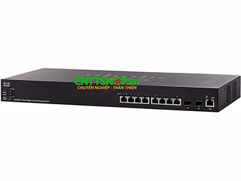 SX350X-08-K9 Cisco 10GBase-T Stackable Managed Switch.