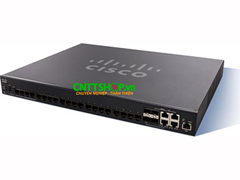 SX350X-24F-K9 Cisco 24-Port 10G SFP+ Stackable Managed Switch