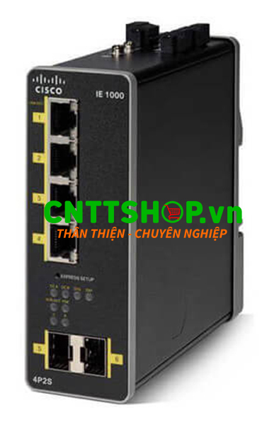 Thiết bị chuyển mạch Cisco Industrial IE-1000-4T1T-LM