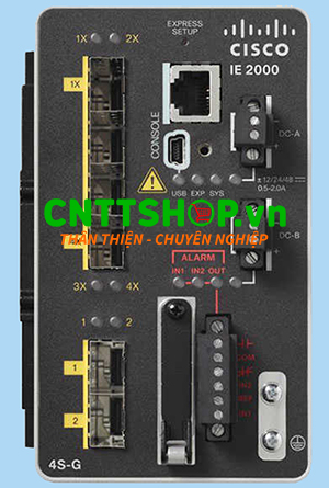 IE-2000-4S-TS-G-B Switch Cisco Industrial 4 FE SFP, 2 GE SFP, Lan Base