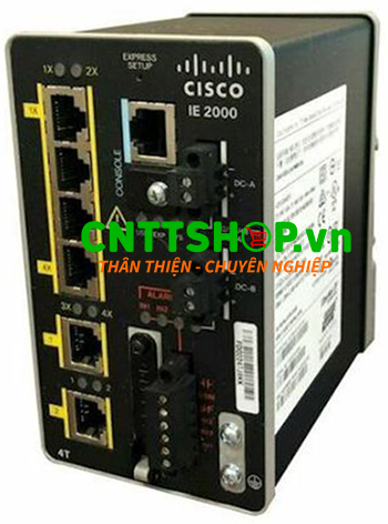IE-2000-4T-G-L Switch công nghiệp Cisco: 4x FE and 2x GE Copper, Lan Lite