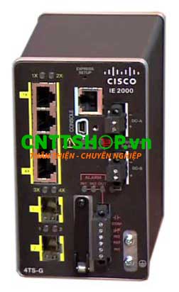 IE-2000-4TS-L Switch Cisco Industrial: 4x FE RJ-45 ports, 2x FE SFP ports