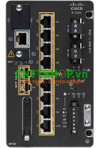 Switch Cisco Industrial IE-3300-8P2S-A.