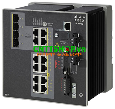 IE-4000-4T4P4G-E Switch Cisco Industrial 4 FE, 4 FE PoE+, 4 GE Combo Uplink