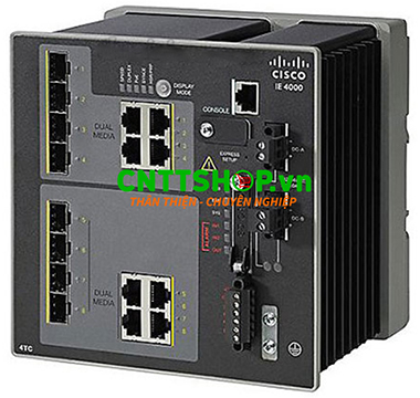 IE-4000-4TC4G-E Switch Cisco Industrial 4 FE combo, 4 GE combo uplink
