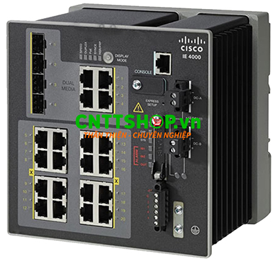 IE-4000-8GT8GP4G-E Switch Cisco Industrial 8 GE, 8 GE PoE+, 4 GE combo
