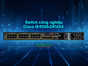 Switch Cisco IE-9320-24T4X-E 24 cổng GE Cu, 4 cổng 10G SFP+, Network Essentials