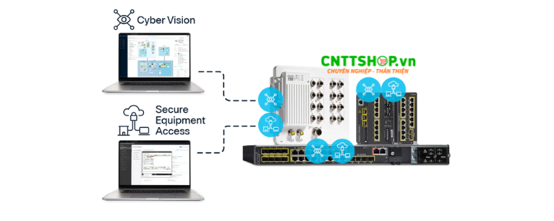 Hiển thị OT và zero-trust remote từ IE9300