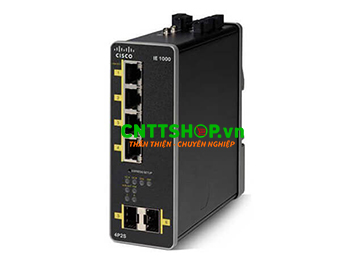 IE-1000-4T1T-LM Switch Cisco Industrial: 4-port FE, 1-port FE Uplink