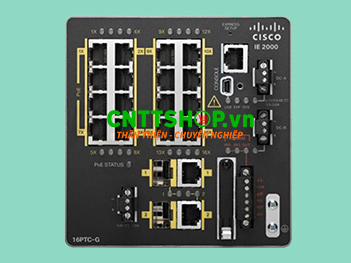IE-2000-16PTC-G-E Switch Cisco Industrial 16 FE (4 PoE+), 2 SFP/GE uplinks