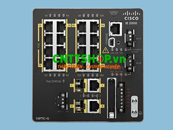 IE-2000-16PTC-G-NX Switch Cisco Industrial 16 FE, Enhanced LAN Base