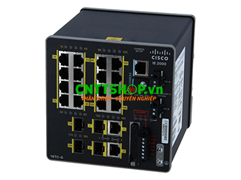 IE-2000-16TC-G-E Switch Cisco Industrial 16 FE, 2 GE SFP/T, 2 FE SFP, Lan Base