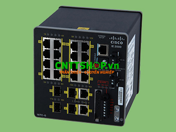 IE-2000-16TC-G-X Switch Cisco Industrial 16 FE, 2 1G SFP/GE, 2 FE SFP