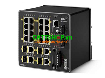 IE-2000U-16TC-G-X Switch Cisco Industrial 16 FE, 2 GE + 2 FE Combo, LAN Base