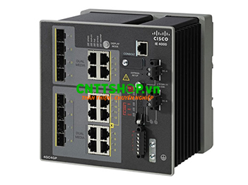 IE-4000-4GC4GP4G-E Switch Cisco Industrial 4 GE Combo, 4 GE PoE+