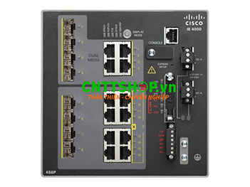 IE-4000-4S8P4G-E Switch Cisco Industrial 4 FE SFP, 8 FE PoE+, 4 GE combo
