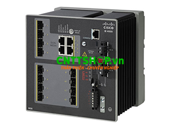 IE-4000-8GS4G-E Switch Cisco Industrial 8 GE SFP, 4 GE Combo Uplink